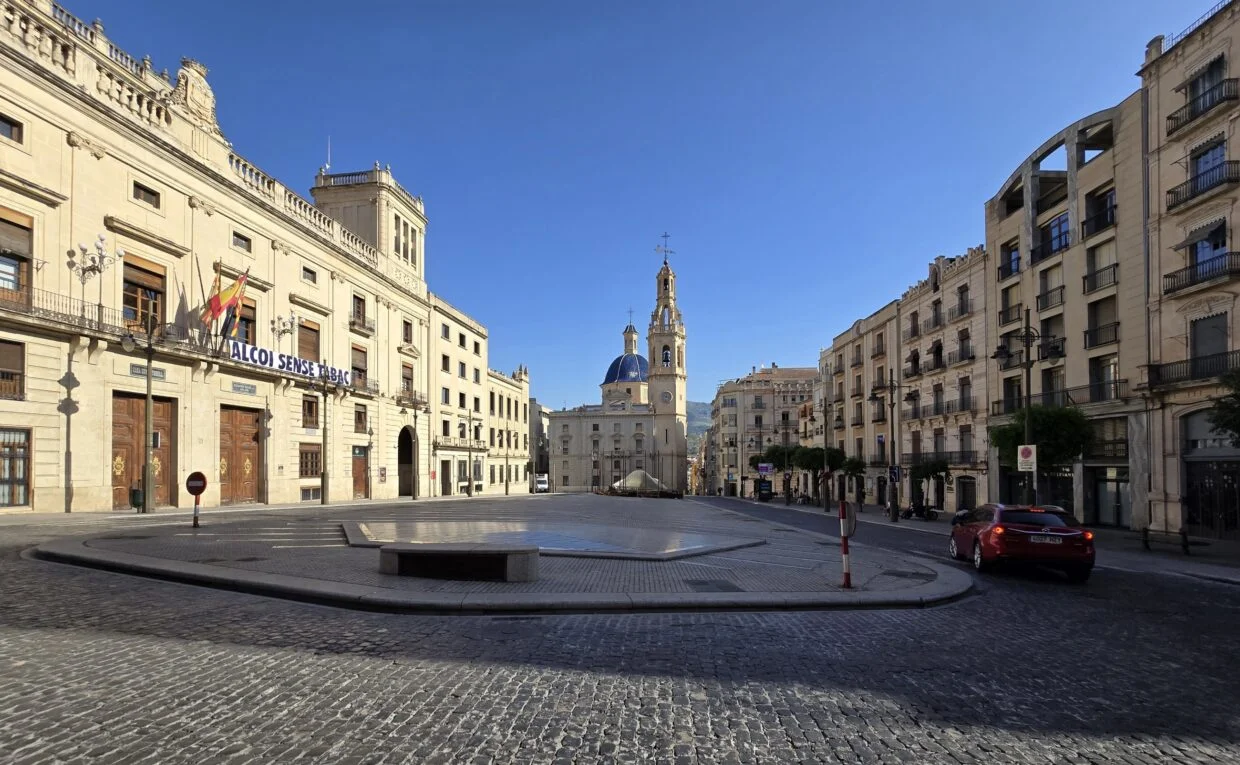 Plaza del ayuntamiento de Alcoy