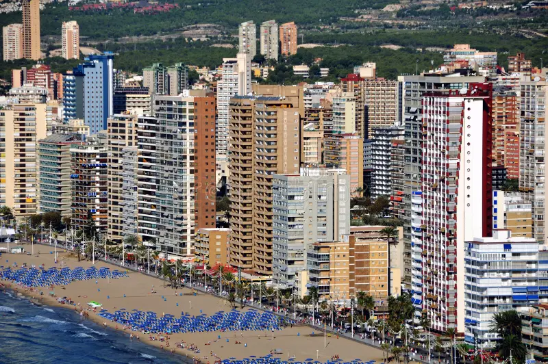 Playa de Levante de Benidorm