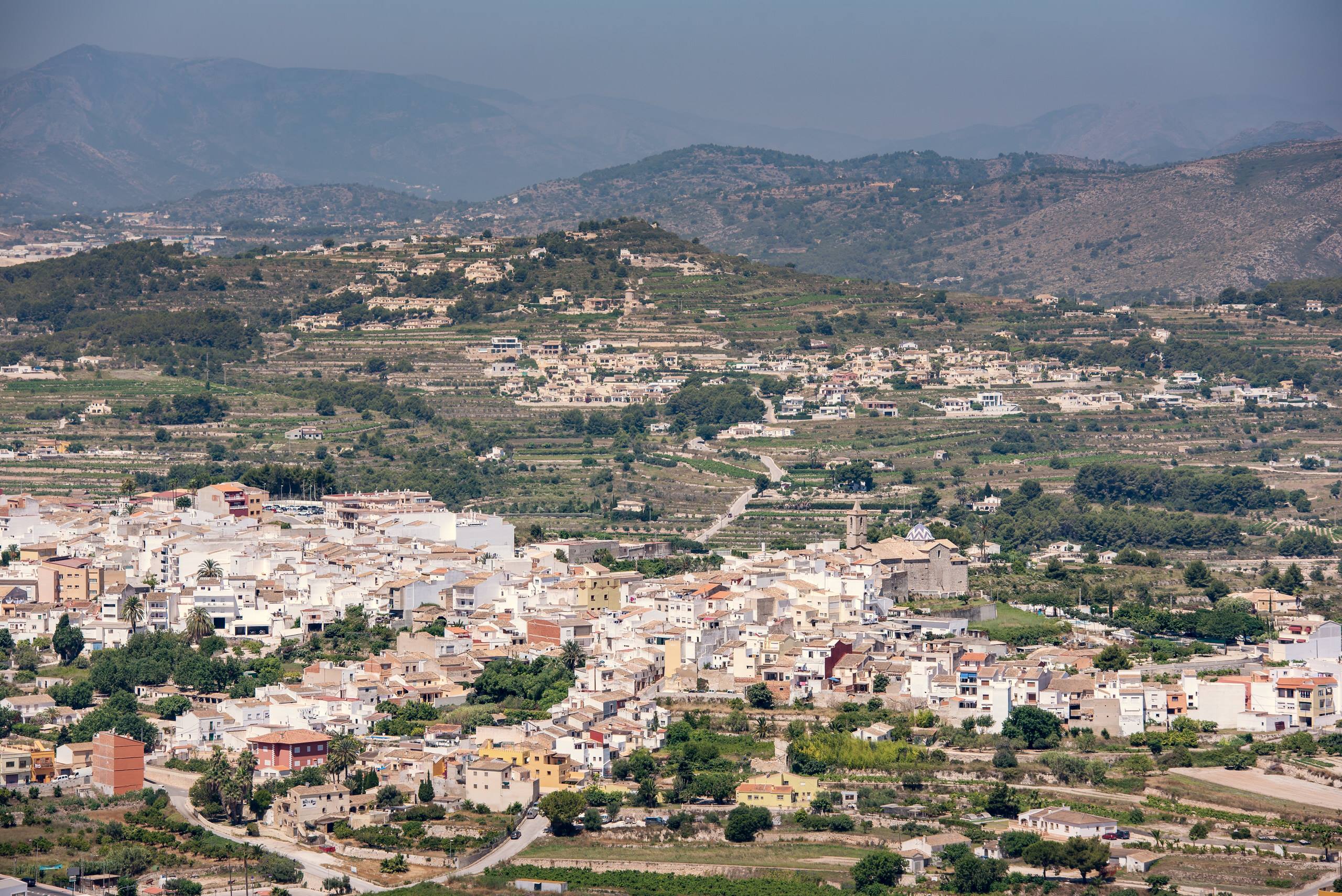 Poble nou de Benitatxell desde arriba