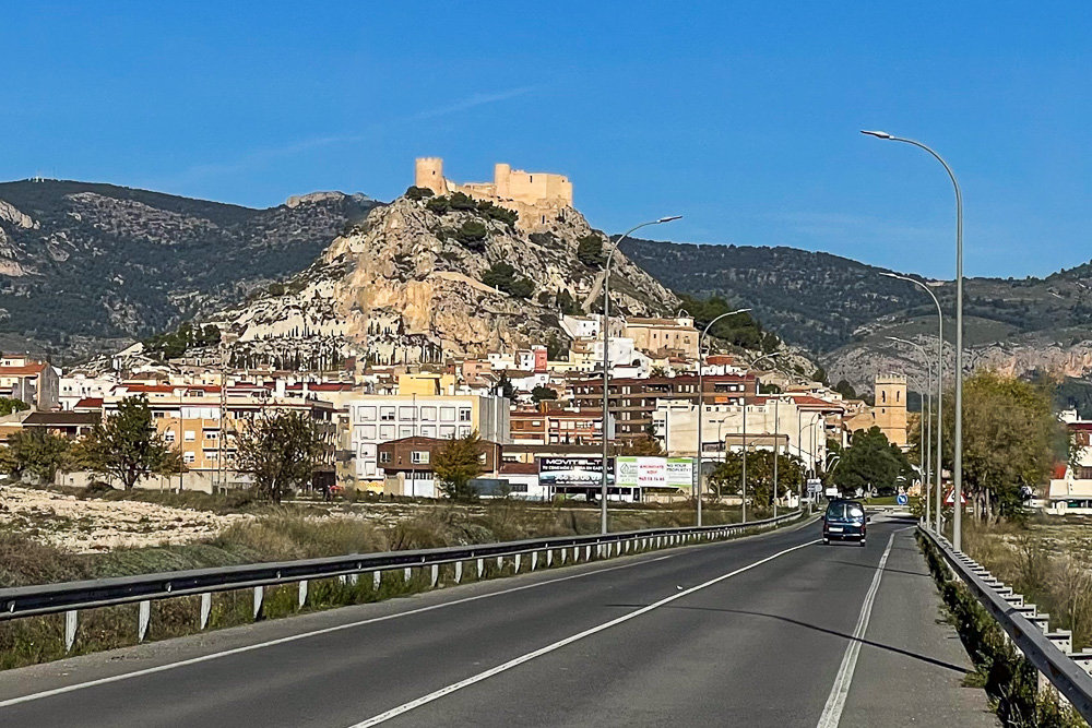 Castillo de Castalla al atardecer