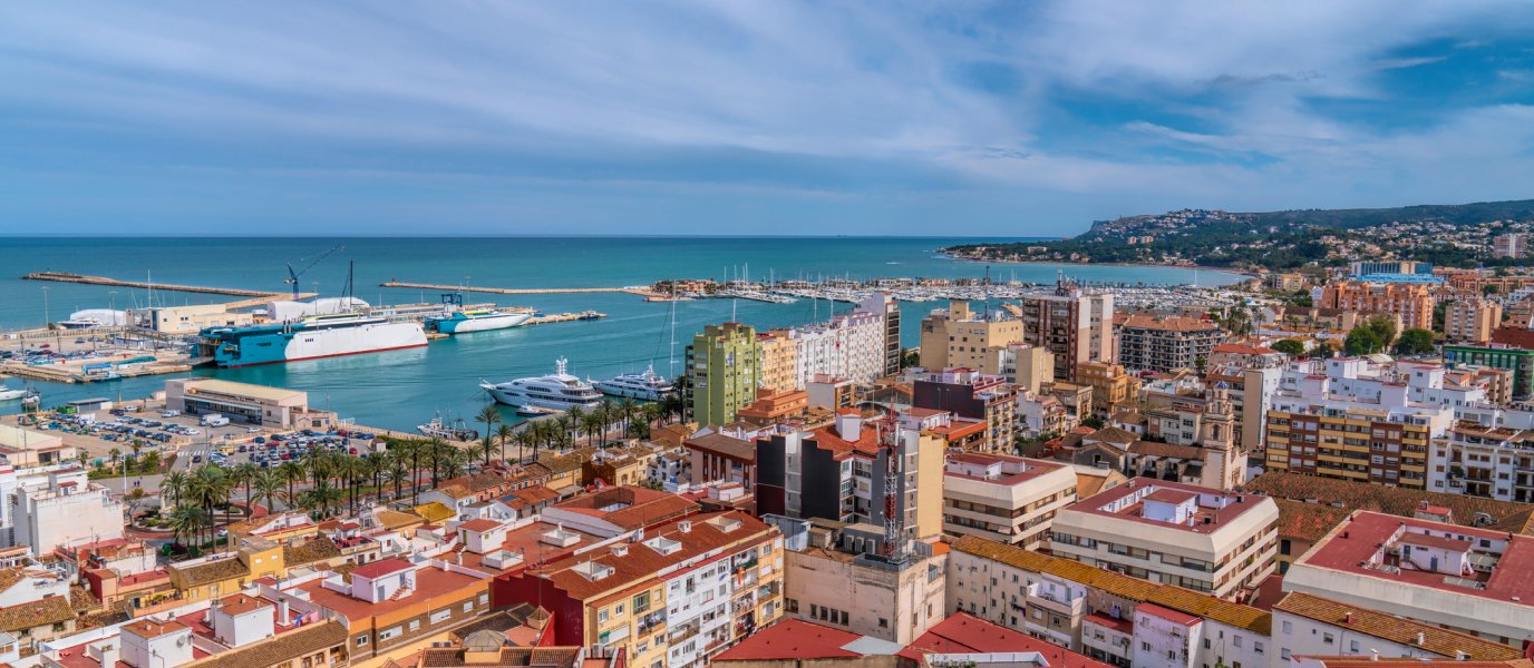 Denia desde arriba