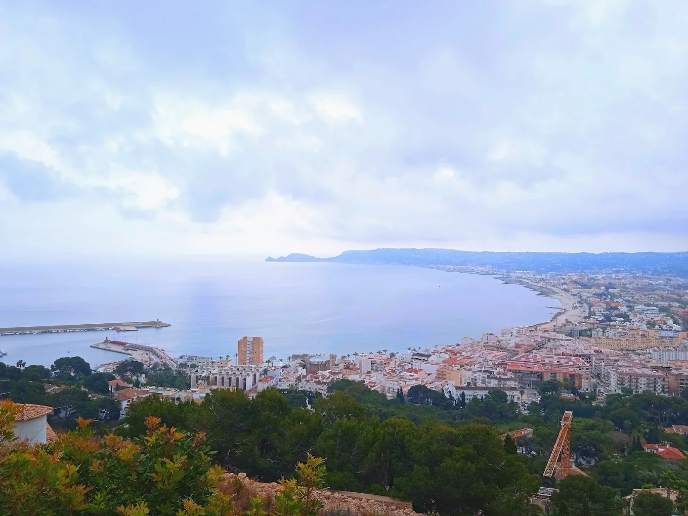 Bahía de Jávea desde las alturas