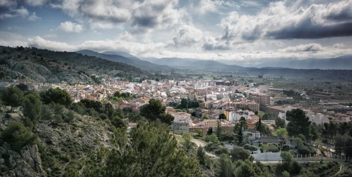 Vistas desde arriba Onil pueblo